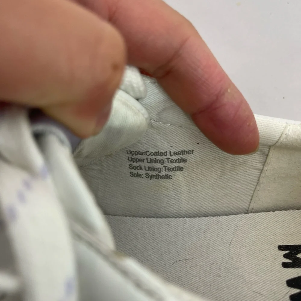 Madewell Court Low Top Sneakers Lilac Trim Coated Leather Sz W9.5 M8 EUC - Picture 7 of 7